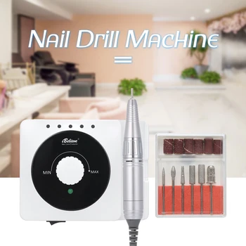 

Professional Electric Manicure Machine Nail Drill Bit Set Milling Cutters Nail Art File Gel Remover 30000RPM Polishing Equipment