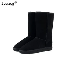JXANG – bottes de neige en cuir véritable pour femme, chaussures d'hiver classiques australiennes de haute qualité, à la mode