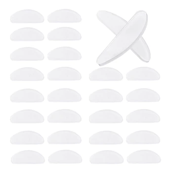 

18 Pairs Eyeglasses Nose Pads Glasses Adhesive Silicone Anti-Slip Nosepads for Eyeglass Glasses Sunglasses (Transparent, 1.5Mm)