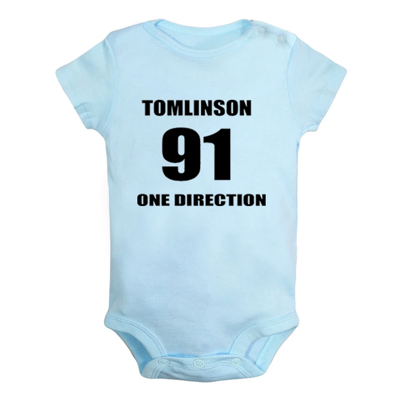 93 horay one direction signs Модный популярный дизайн для новорожденных мальчиков и девочек униформа-комбинезон с принтом для младенцев - Цвет: JcBaby158BLD