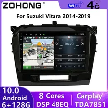 DSP 8 Core Android 10 Auto Multimedia DVD Player für Suzuki Vitara 2017 2018 2019 2020 Autoradio GPS Navigation Auto radio Stereo