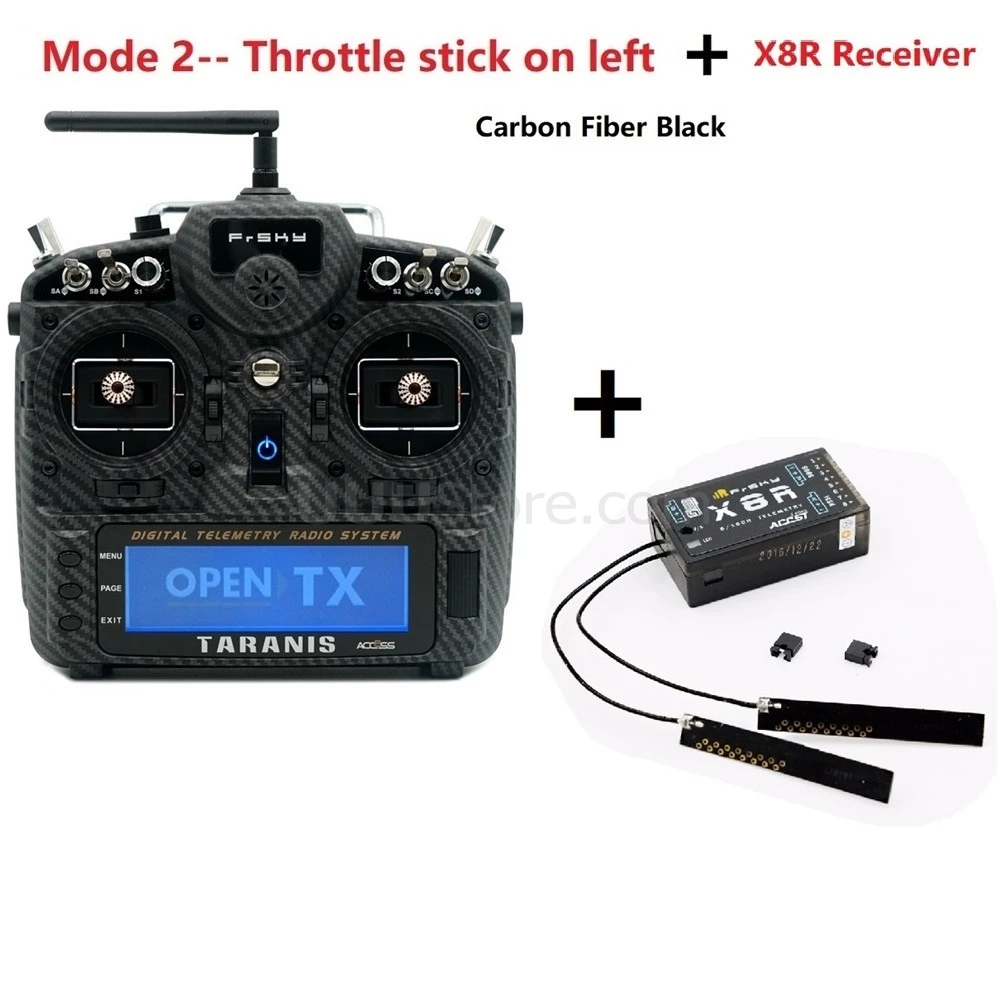 Frsky Taranis X9D Plus SE специальное издание передатчик пульт дистанционного управления радио для RC Multirotor FPV гоночный Дрон - Цвет: M2 Black With X8R