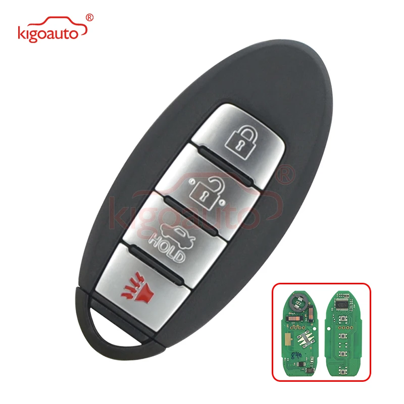 KIGOAUTO CWTWB1U840 Smart Car Key 4 Button 315mhz ID46 Chip For Nissan Versa 2013 2014 2015 2016 2017 kigoauto kr55wk49622 smart key 3 button 315mhz id46 pcf7952 chip keyless go for nissan 370z key 2009 2019