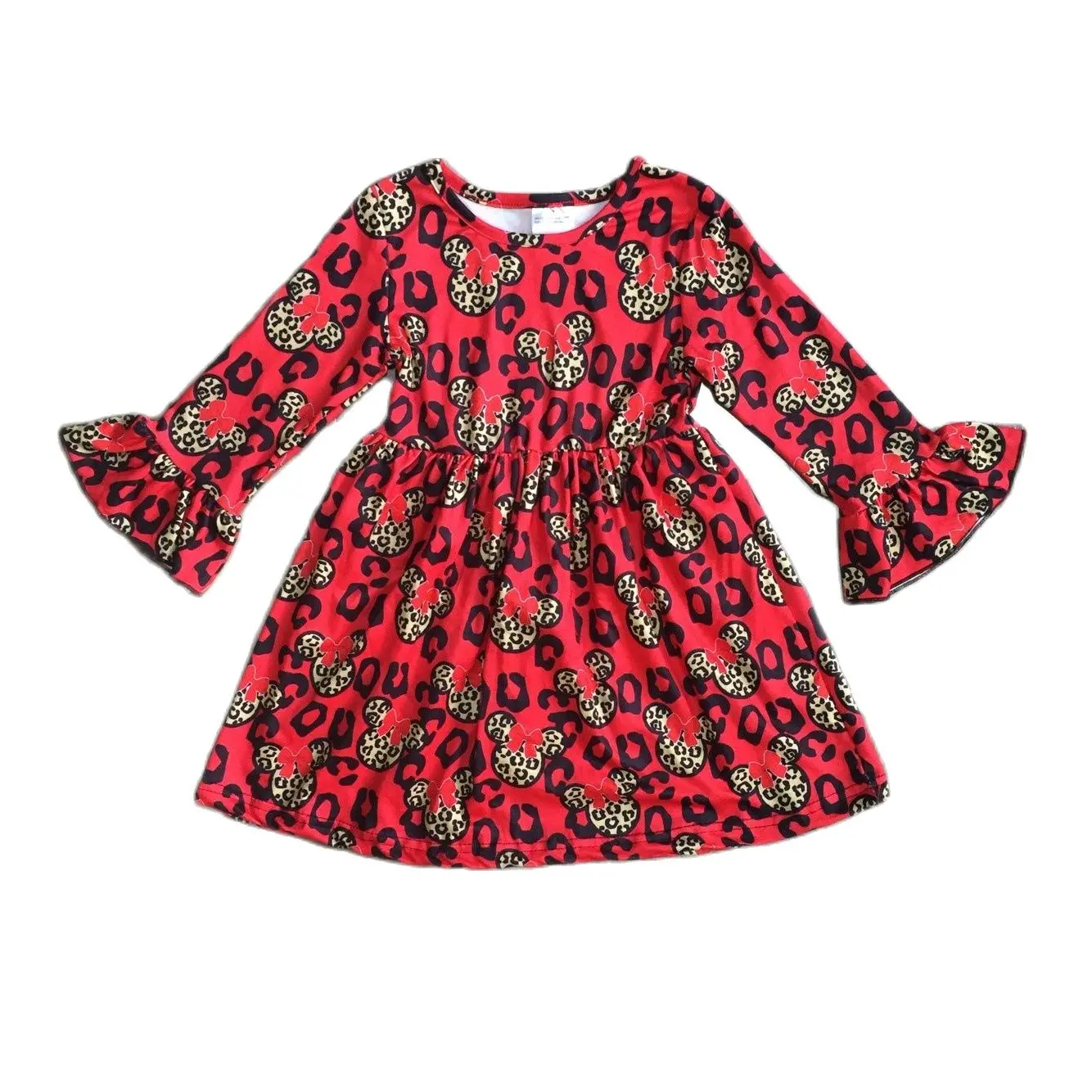 Exclusive Girlymax Christmas Girls Children Clothes Baby Santa Claus Snowman Winter Long Sleeve Ruffles Milk Silk Dress Boutique | Детская