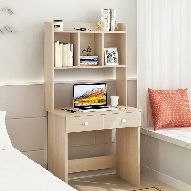 

Computer Desktop Table Household Minimalist Modern Table Writing Desk Simplicity Desk Bookshelf Combination Desk Economical