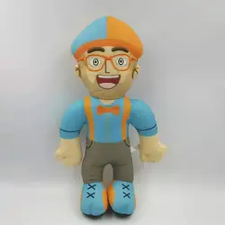 Blippi плюшевая мягкая набивная кукла игрушка для детского подарка косплей реквизит 33 см Рождественский подарок на день рождения