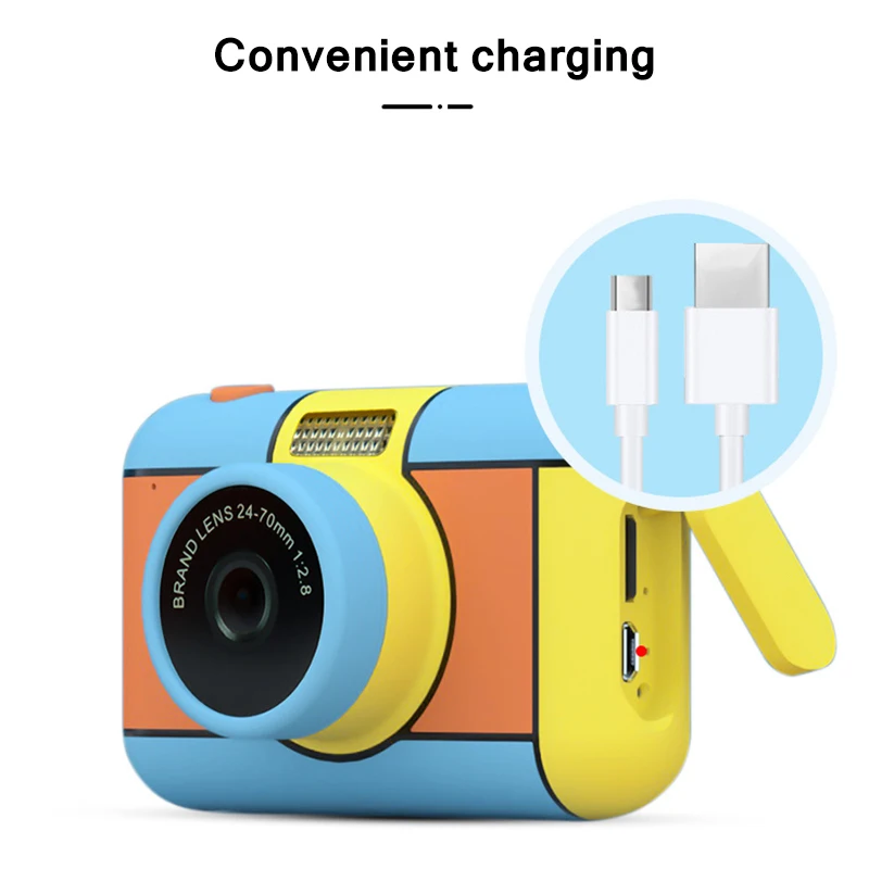 2020 HOT Instant Camera For Children Camera 1920x1080P Digital Camera For Kids Instant Print Camera Birthday Gifts For Girl Boy