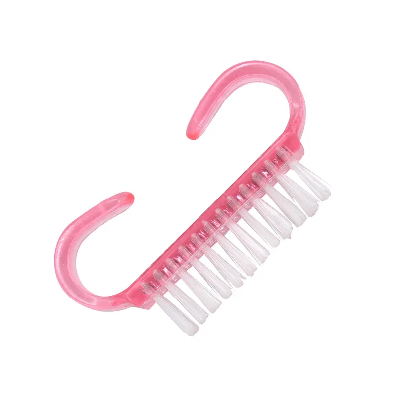 1Pc Plastic Manicure Pedicure Brush Nail Cleaning Tools Soft Remove Dust Makeup Brushes Nail Care Accessories nail brush tools nail dust remover care tools manicure nails art accessories uv gel polishing nail brushes cleaning brushes