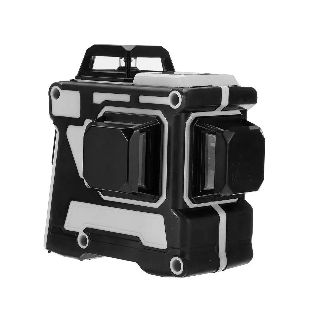 ZEAST Laser Level 12 Lines 3D 360° Self-Leveling Horizontal And Vertical Cross Blue Light AC 100-240V Charging Laser Levels - Цвет: Белый