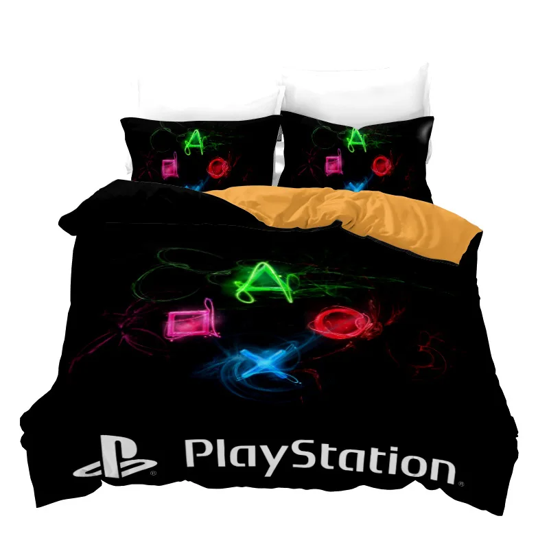 Game Playstation Bedding Set Gamepad Duvet Cover Sets Comforter Bed