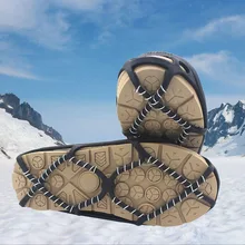 Уличные нескользящие спортивные ледяные снежные Захваты Крышка для обуви кошки ледяные захваты для ходьбы тяговые бутсы ледяные Захваты крышка кошки