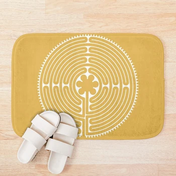 

Chartres Labyrinth Bath Mat Mat Decoration Home Carpets Cartoon Rug Bedroom Floor Mats Bath Plush Rugs Doormat NEW