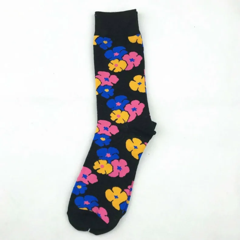 Harajuku Calcetines Hombre Веселые черные зимние Разноцветные носки в стиле хип-хоп хлопковые подарки для мужчин уличный стиль Calze Uomo Мода