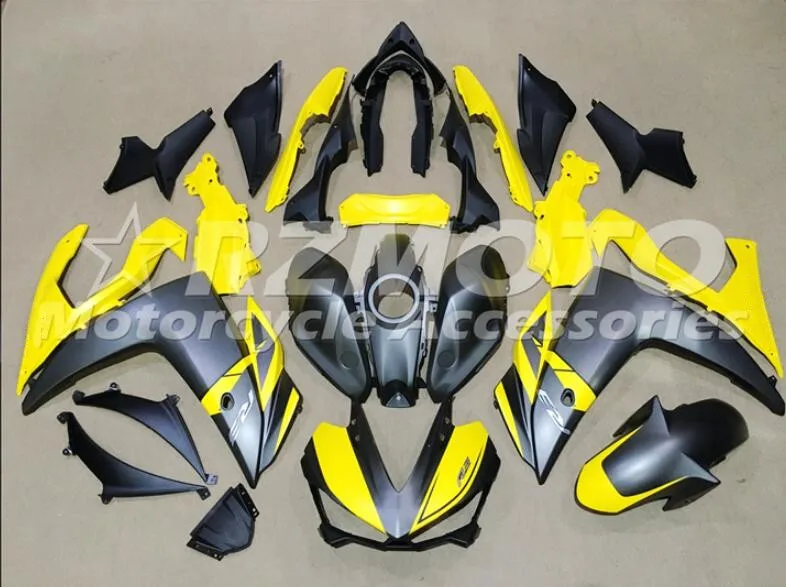 4 подарки стиль ABS литьевая форма мотоцикл Обтекатели подходит для YAMAHA R3 R25- 15-19 Кузов Набор желтый черный крутой