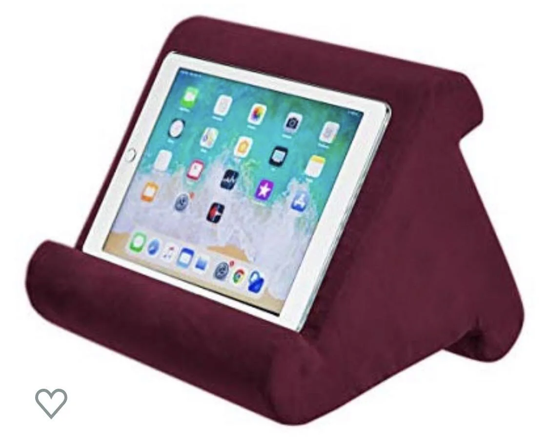 Многоугольная мягкая подушка, подушка, подставка для Ipad, планшетов, книг, смартфонов, книг, журналов - Цвет: Красный