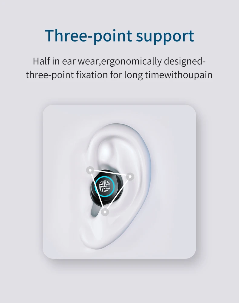 M17 TWS Sport Wireless Dual Touch Mini Earbuds Earphone Bass Gaming Headset 2000mah Charging Box Waterproof Bluetooth Headphone