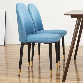 

Nordic dining chair modern minimalist home leisure desk chair fabric chair office chair net red stool