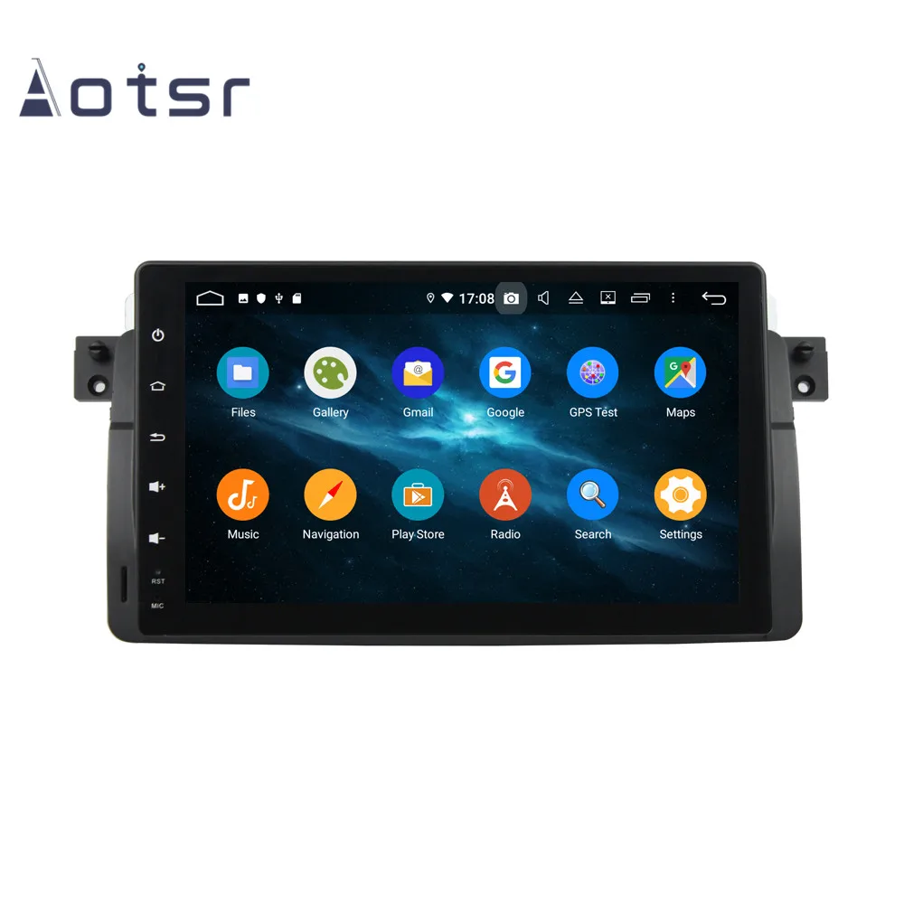 Android 9 0 4 + 64G DSP ips Автомобильный плеер gps навигация для BMW M3 E46 1998 1999 2000 2005