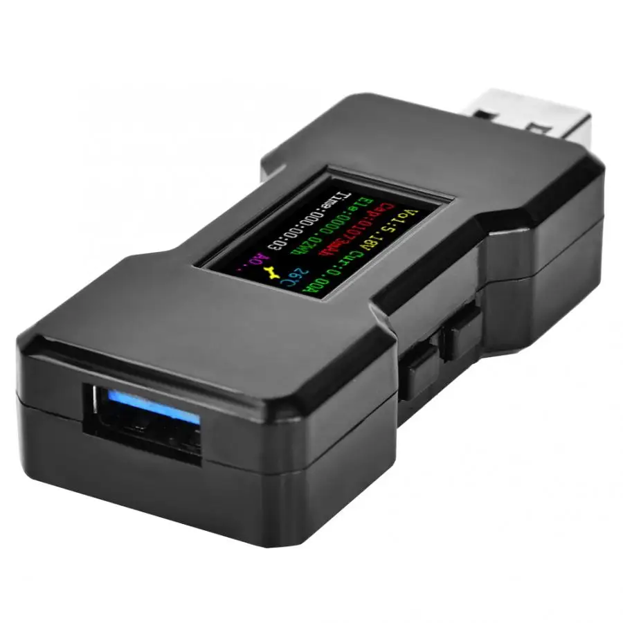 

USB Tester LCD USB 3.0 Detector Capacity Tester Voltage Current Meter Battery Timing Meter