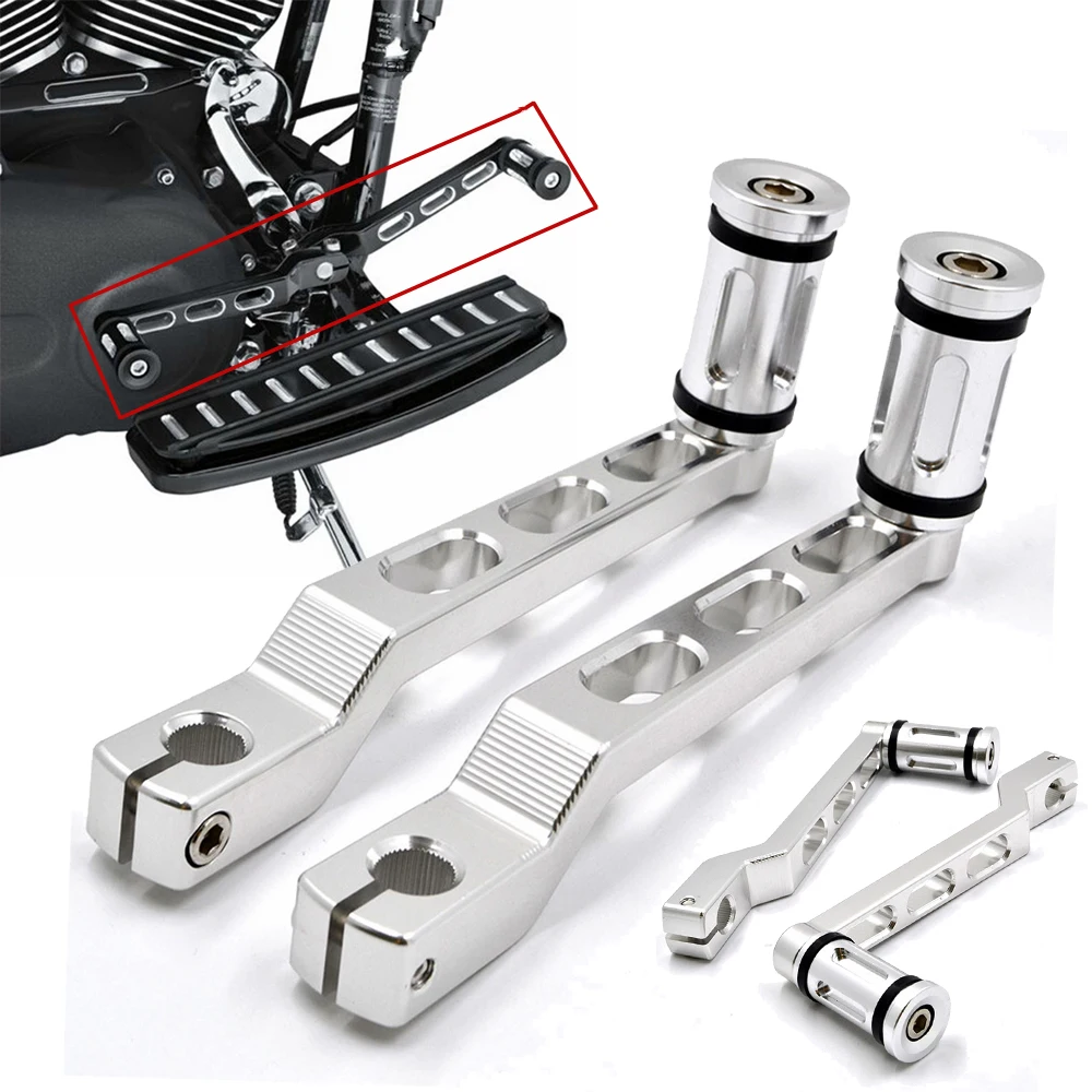 Motorcycle Shift Lever For Harley Touring Softail W/ Shifter Peg Chrome