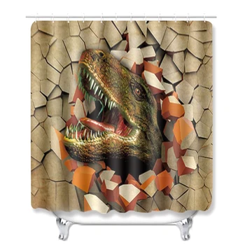 

New Water-resistant Bathroom Bath Mat Mouldproof Bathroom Curtain Shower Curtain & Pedestal Rug & Lid Toilet Cover & Bath Mat