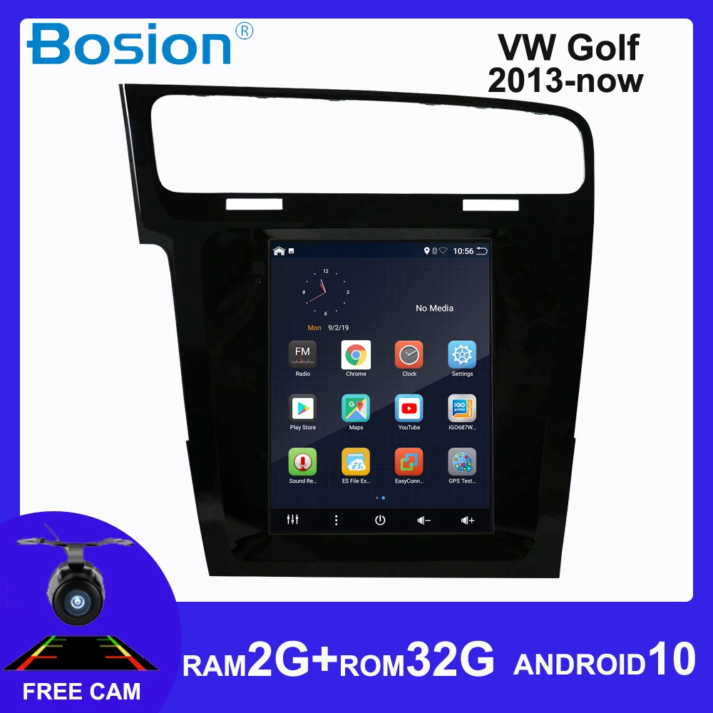 Автомобильный мультимедийный плеер, Android, DVD, GPS для Volkswagen VW Golf 7 2013, аудио, автомагнитола, стерео навигатор, bluetooth, Wi-Fi, экран Tesla Автомобильный мультимедийный плеер, Android, DVD, GPS для Volkswagen VW Golf 7 2013, аудио, автомагнитола, стерео навигатор, bluetooth, Wi-Fi, экран Tesla
