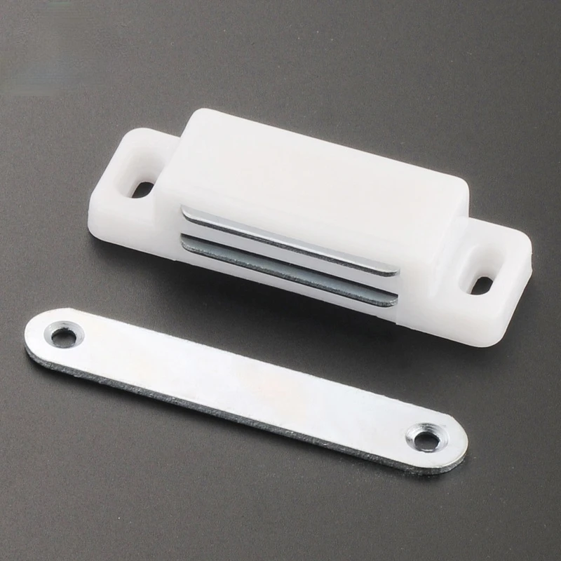 10 Sets Strong Door Magnetic Closer Cabinet  Catch Latch Magnet Suction Bar Silence Non-flapping Cupboard Wardrobe