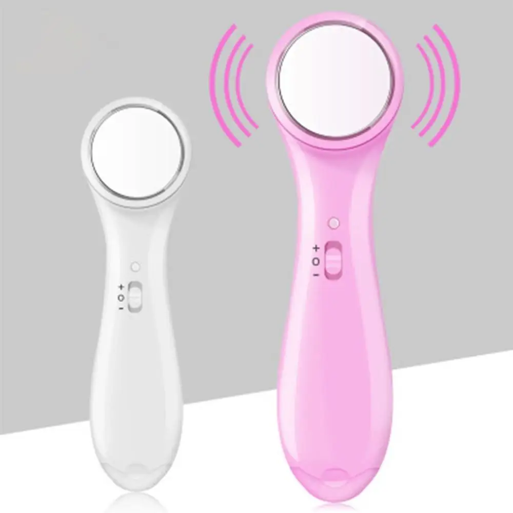 

High Frequency Ultrasonic Electric Machine Anti-aging Facial Beauty Device Ionic Facial Cleanser Massager Wrinkle Removal