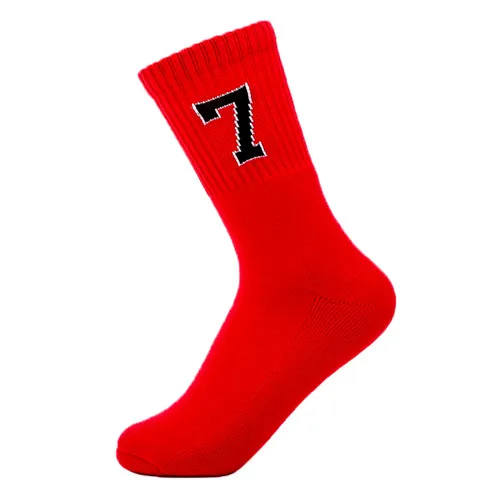 No.7 Dunk Shohoku средней школы № 10 ханамичи сакураги № 11 Rukawa акаджи, каэде, № 14 Мицуи Хисаси Косплэй красные носки - Цвет: No.7