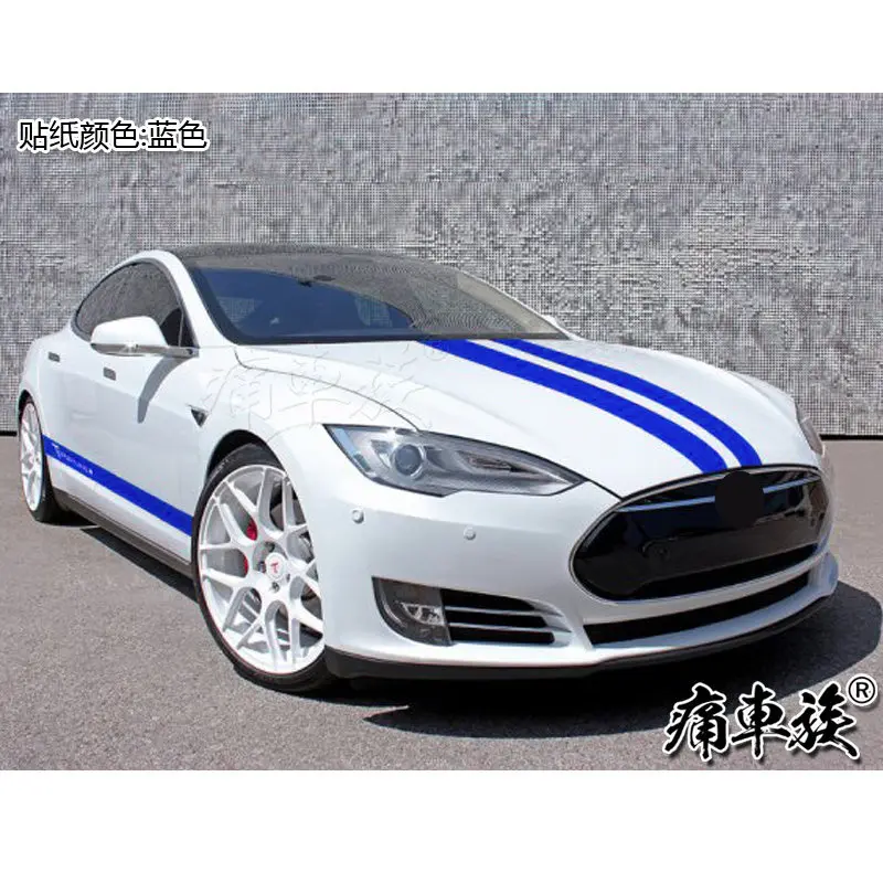 Автомобильные наклейки для моделей Tesla, модель X, наклейки для украшения с изображением цветка, модифицированные наклейки на тело