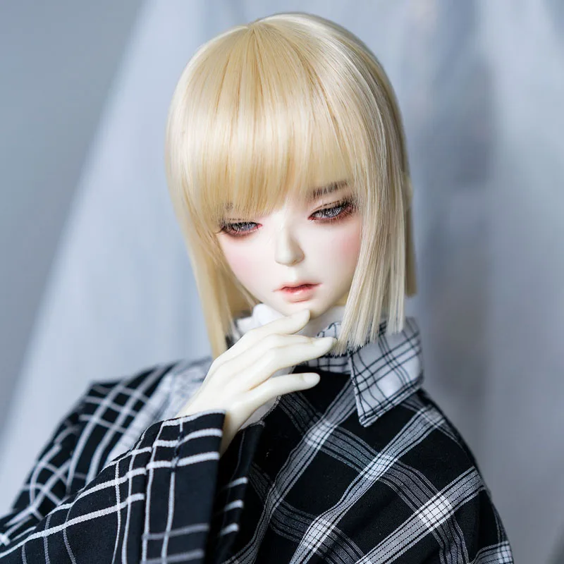 1/3 1/4 1/6 1/8 Bjd Wig Short Cool Straight High Temperature Wire Bjd Wig SD For BJD Doll Hair Wig 3