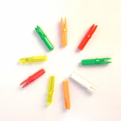 50 piezas ID 6,2mm compuesto arco flecha colas núcleo flecha eje accesorios plástico colas de flecha multicolor