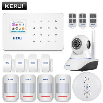 

KERUI Wireless Home GSM Security Alarm System Security IP Camera Auto Dial Motion Detector Sensor Burglar Alarm System