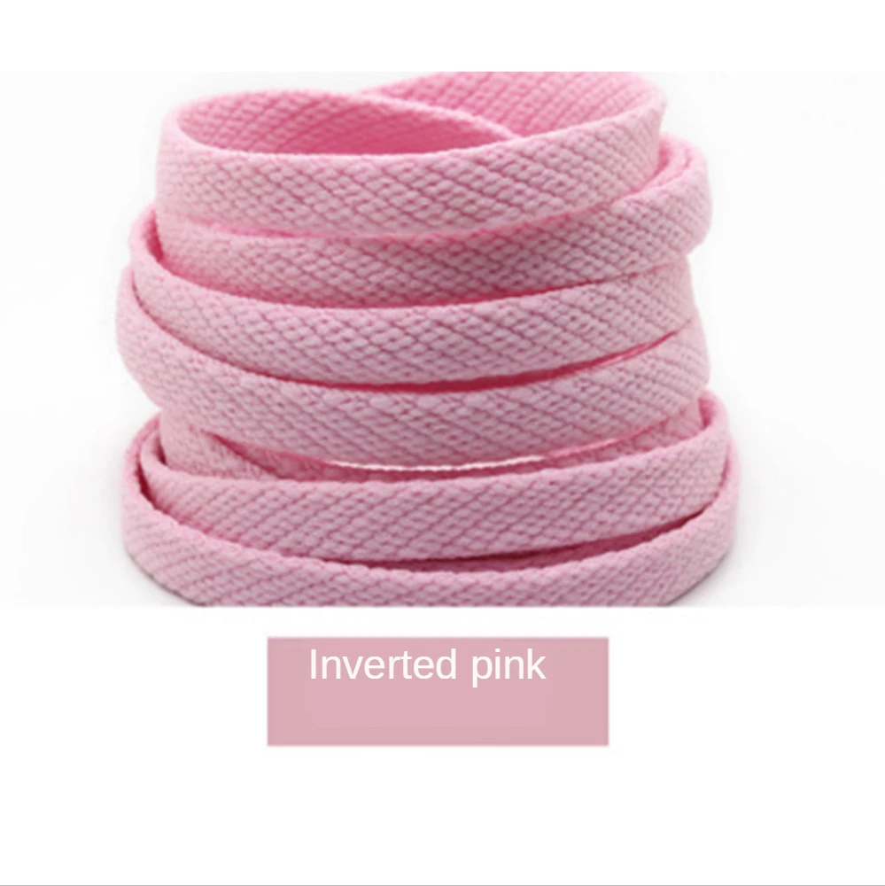 1Pair Shoelaces 140/160/180cm Fashion Shoelaces Jelly Color Flat Polyester Shoe Laces Pink Elastic Shoe Laces Accessories shoe laces elastic shoelaces elastic shoe laces shoe accessories shoelaces without ties