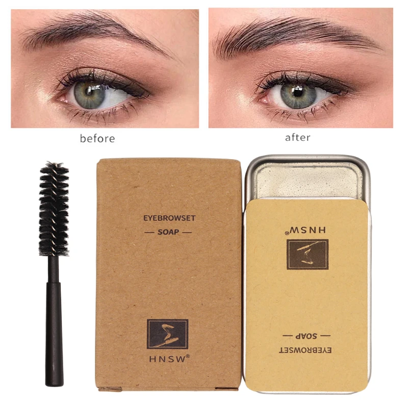 Waterproof Eyebrow Soap 16g Max Volume Brow Sculpt Wax Fluffy Feathery