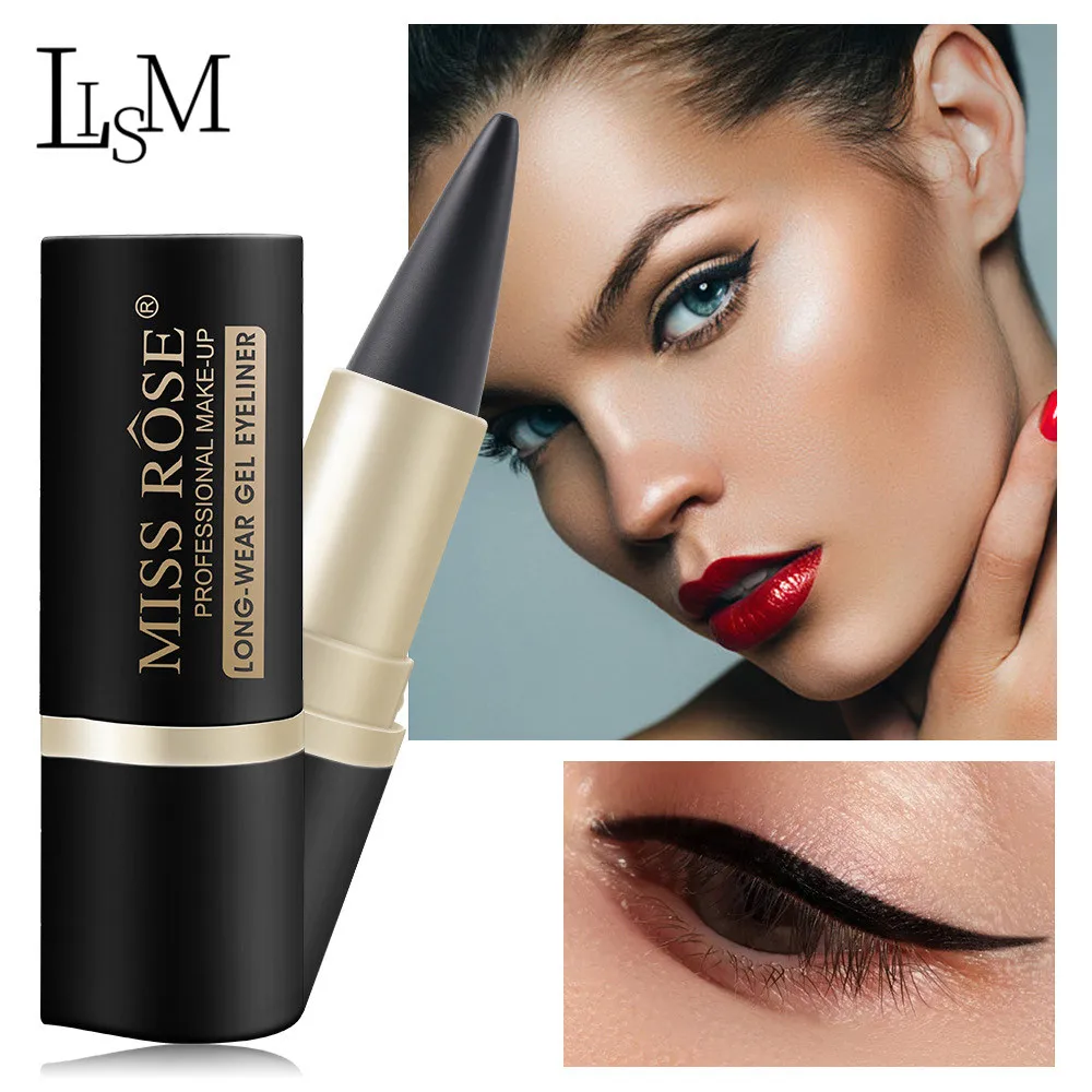 

LISM Matte Waterproof Eyeliner Long-Lasting Quick Drying Eyeliner Smudge-Proof Stamp Eye Makeup Eyeliner Cream