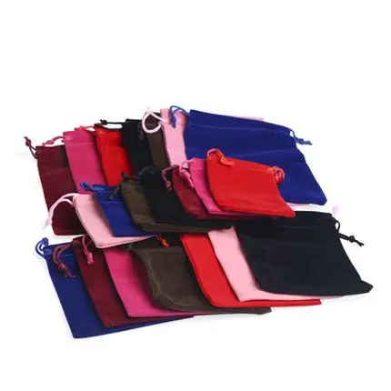 10Pcs Samt Kordelzug Taschen Schmuck Beutel DIY Handwerk Lagerung Taschen Für Weihnachten Geburtstag Party Hochzeit Gefälligkeiten Geschenk Süßigkeiten Tasche – Detail 6