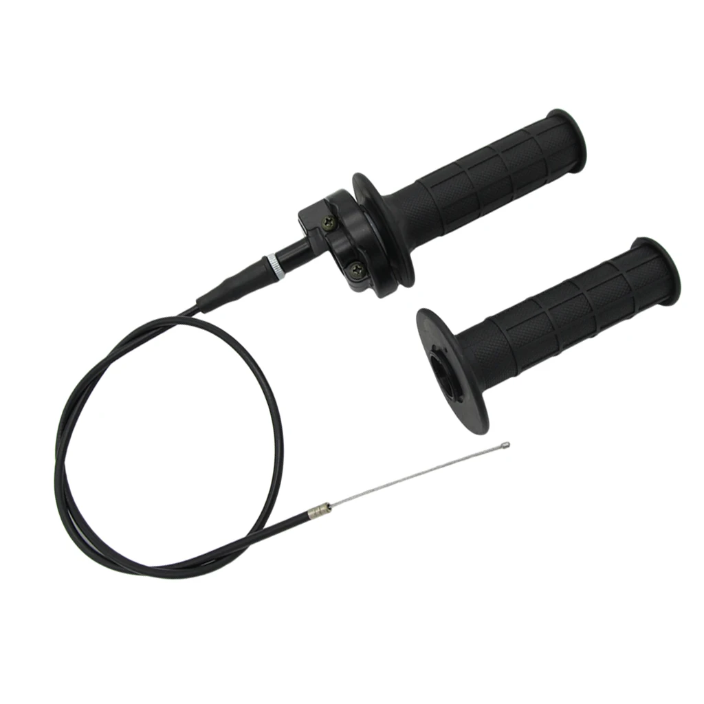Motorcycle Twist Throttle Grip Tube & Cable for 110cc-250cc Mini ATV Quad Pit Dirt Bike