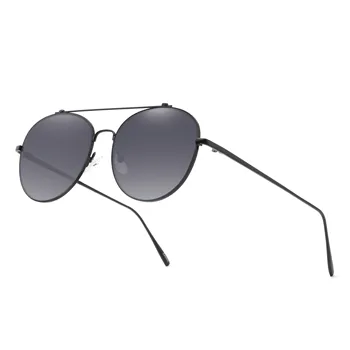 

Unisex Metal UV400 Oval Polit Vintage Retro Sunglasses Sun Glasses Sunglass Women Mens Male Female 2020 Shades with Leather Case