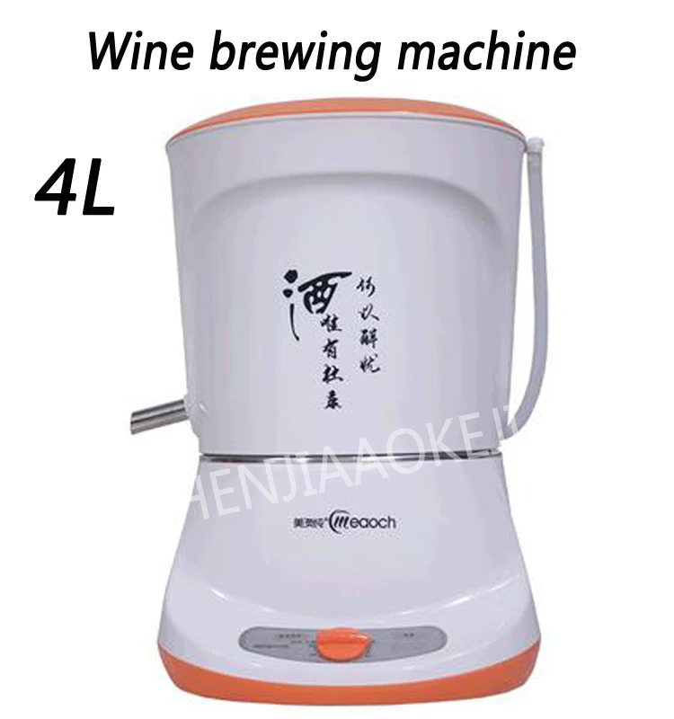1 шт. очистка микропивоварня машина 4L автоматическое оборудование для виноделия 45 мин/4л чистая роса ликер дистиллированный вино Shochu горшок 1800 Вт