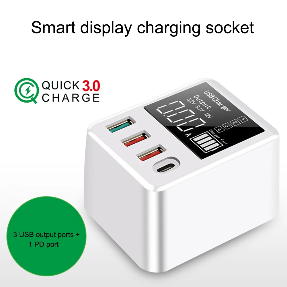 Портативный мини usb type C зарядное устройство 30 Вт Быстрая зарядка QC4.0 QC3.0 зарядное устройство для телефона USB зарядное устройство для iPhone X samsung адаптер