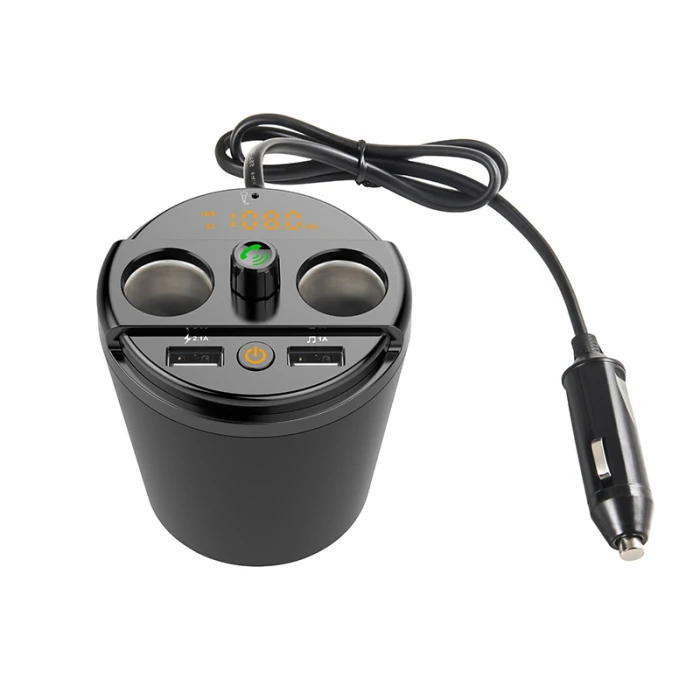 Многофункциональное автомобильное зарядное устройство для телефона, Bluetooth MP3-плеер, fm-передатчик, адаптер для прикуривателя, NK-Shopping