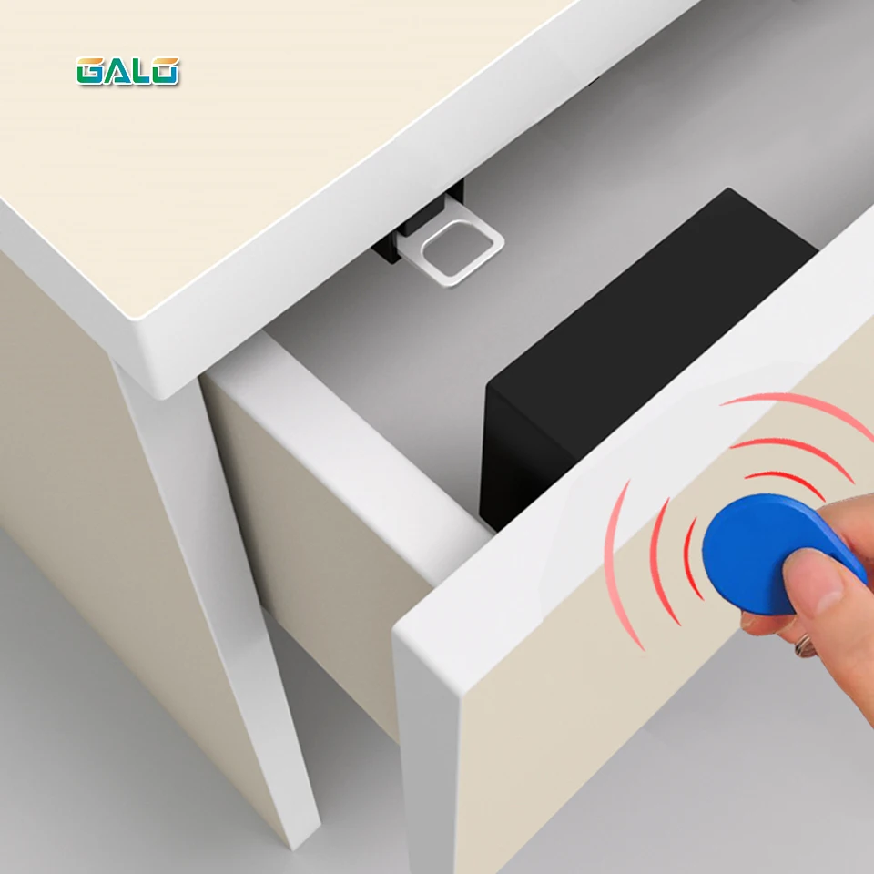 Умный электронный замок без отверстий невидимый скрытый дверной RFID для мебели