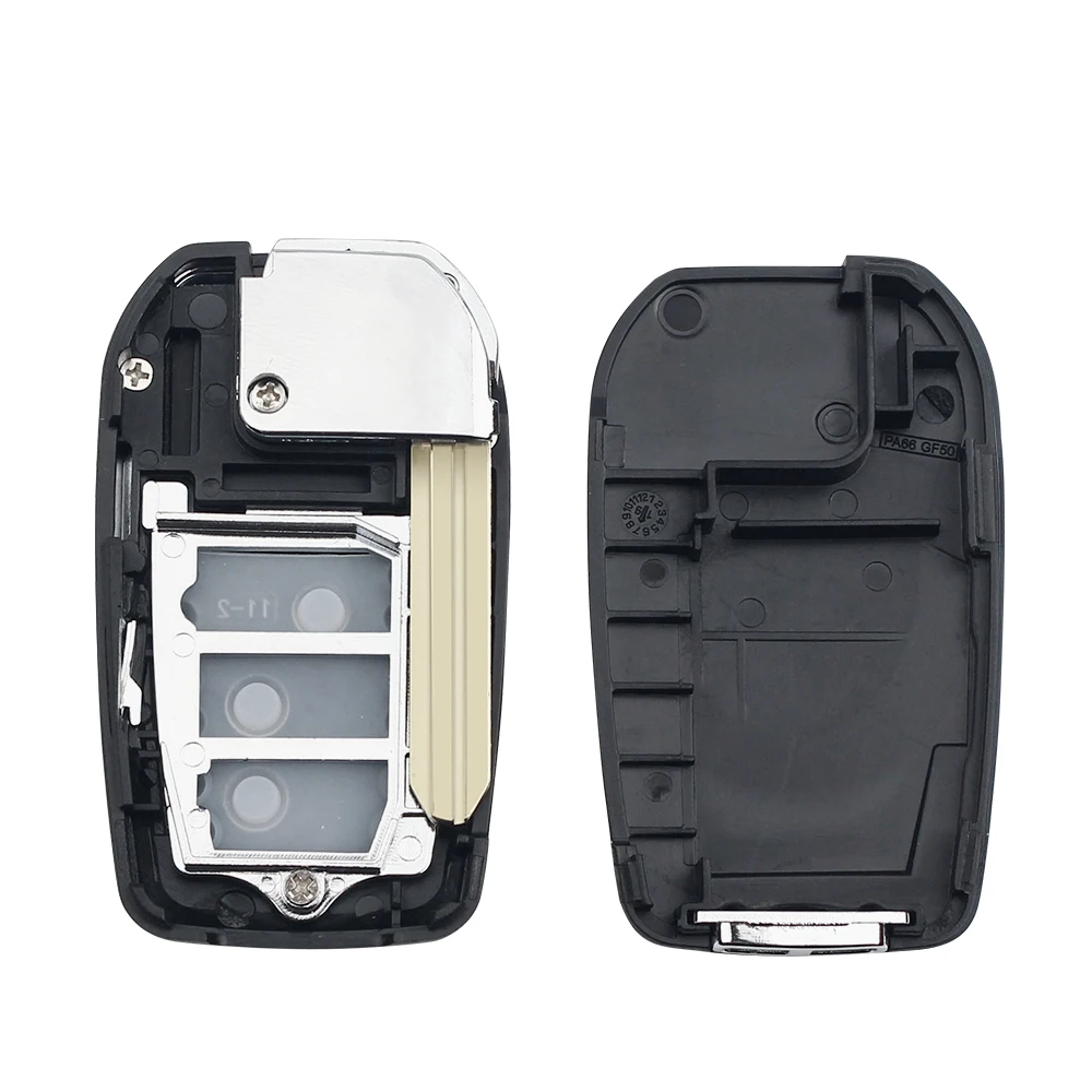 KEYYOU Toy43 Клинок пустой модифицированный флип сменный Футляр для ключей Toyota Prius RAV4