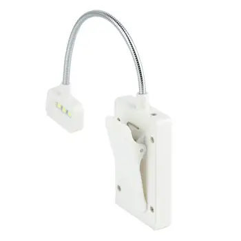 

N600 3 LED Solar Book Light Reading Lamp with USB Interface Clip on Book