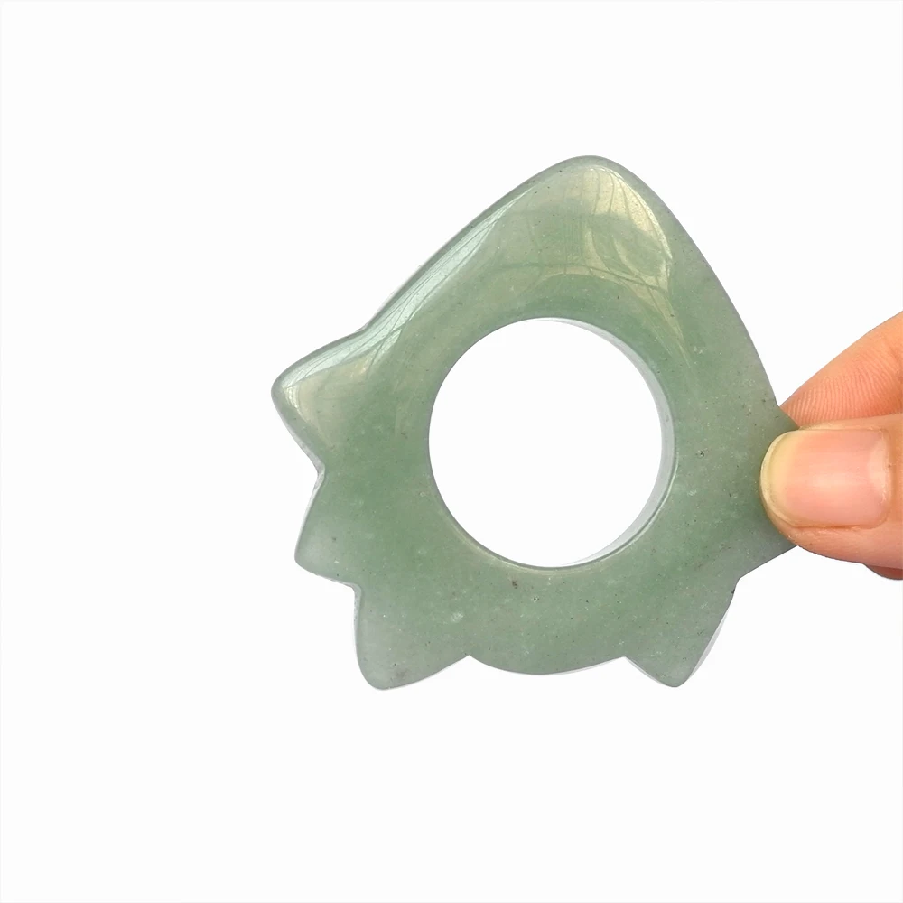 Натуральный массажный инструмент gua Sha для выскабливания, массажер для тела, Когтеточка из камня Guasha, спа-скребок для лица, спины, забота о здоровье, против морщин