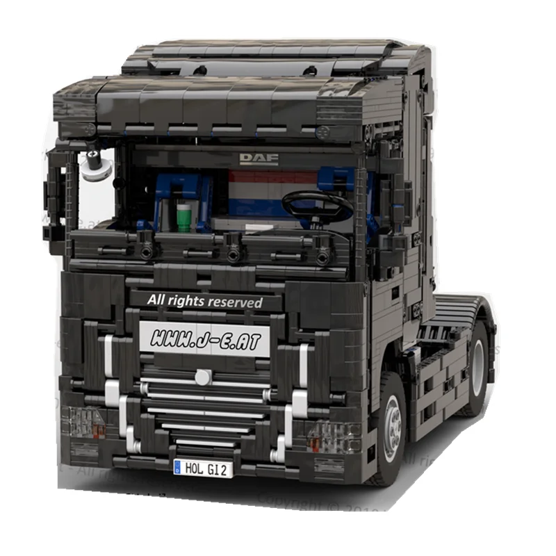 Legoins технологии строительный блок moc 33481 тягач перевозки DAF XF 460 дистанционный