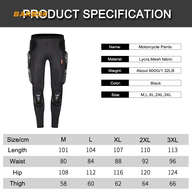 Мотоцикл доспехи Брюки Колено промежность бедра Защита дышащий анти-ломаются плотные носимые Мотоцикл Мотокросс Гонки брюки