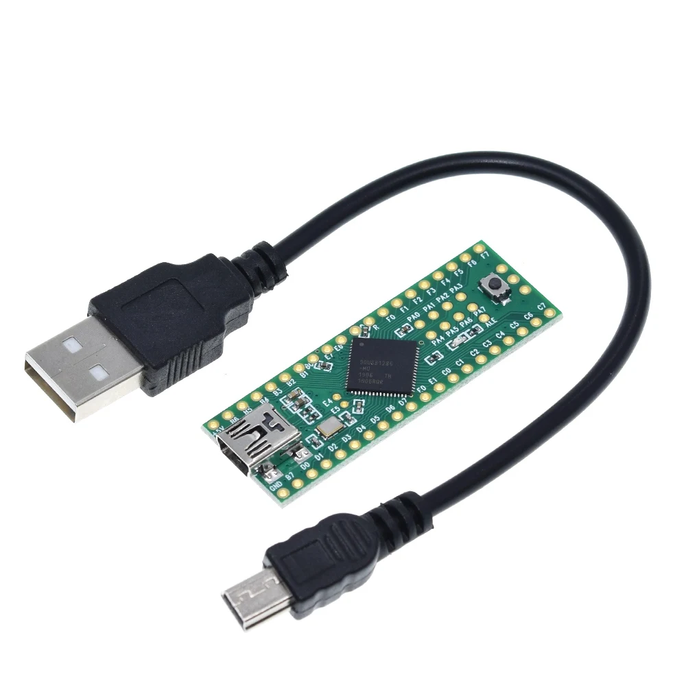 ShengYang Teensy 2,0++ USB AVR макетная плата ISP U диск клавиатура мышь Экспериментальная плата AT90USB1286 для Arduino