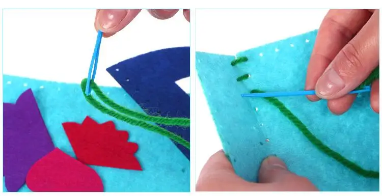 DIY сумка Нетканая ткань ручная сумка мультфильм стерео паста изготовление креативных художественных материалов в детском саду ребенок